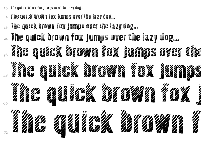Almonte Woodgrain font waterfall